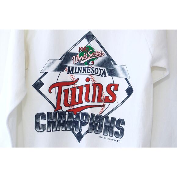 Vintage Minnesota Twins Baseball World Series Champions 1987 Sweatshirt Small - Picture 2 of 6